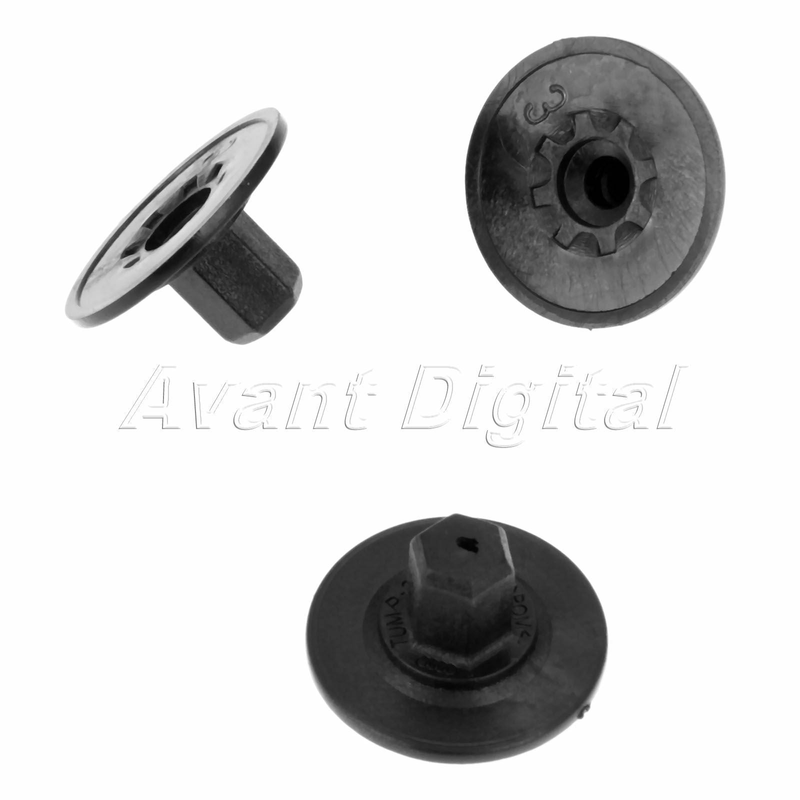 20PC Auto Self Tapping Screws Seat Nut Holder Cushion Fastener Car Accessories