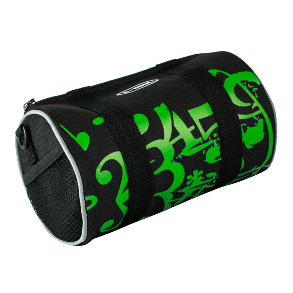 Cycling Bag MTB Road Bike Handlebar Durable Roll Pack Zipper Pouch Green