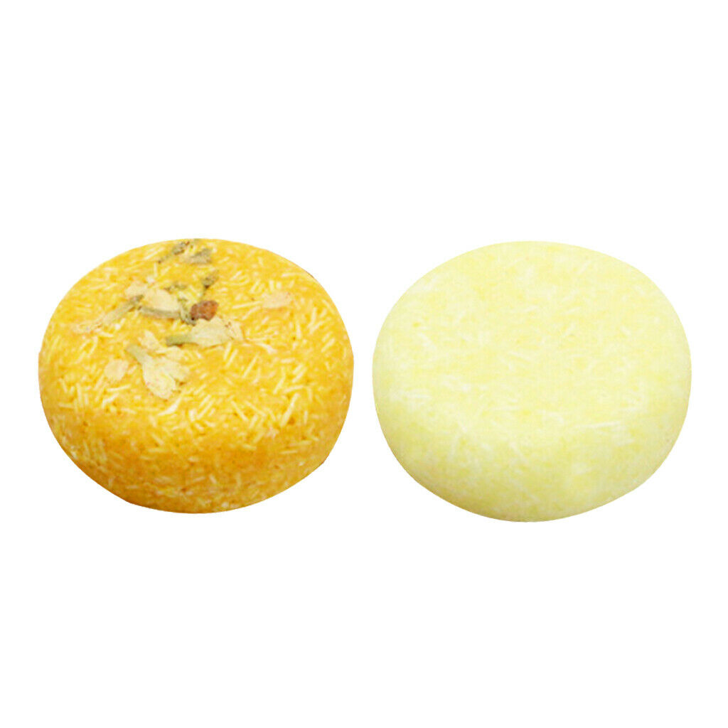 2pcs Lemon+Jasmine 100% Natural Organic Solid Shampoo Soap Bar Eco-Friendly