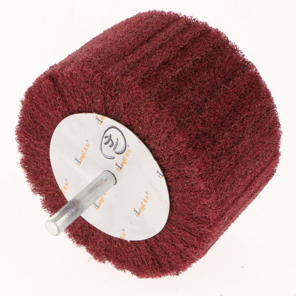 50x80mm Nylon Fiber Abrasive Polishing Buffing Fiber Flap Sanding Disc Red