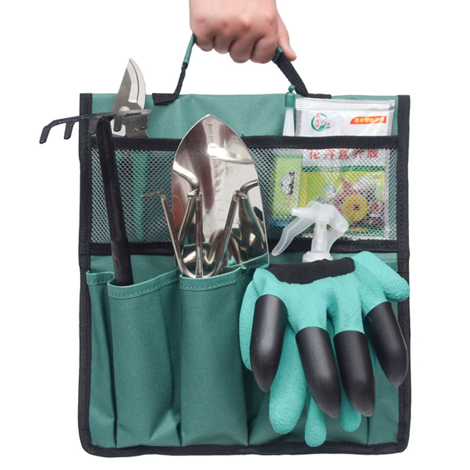 Garden Kneeler Tool Oxford Bags 12.2*11.8'' with Handle for Kneeling Chair