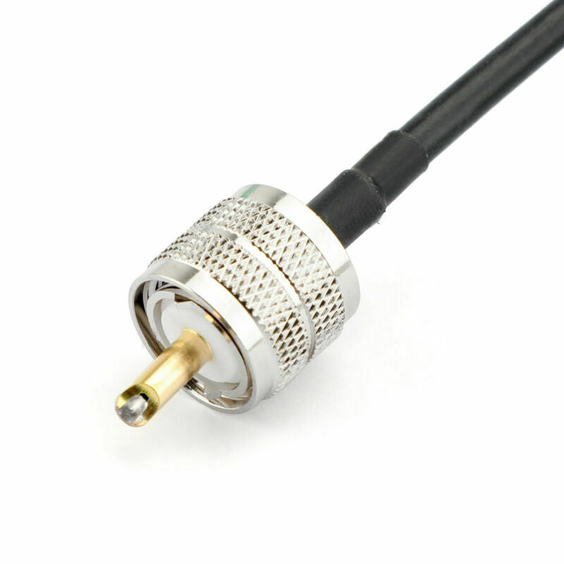1x UHF PL259 Male to Male Plug Coax Pigtail Jumper Coaxial Cable RG58 50cm  UA