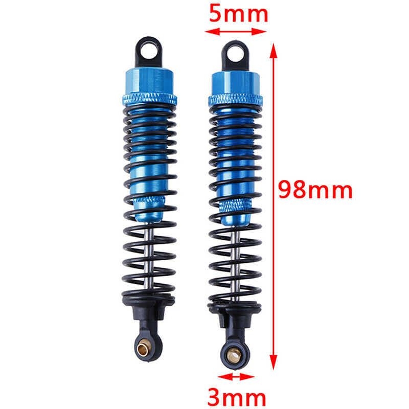 2Pcs RC HSP 106004 (06038) Blue Alum Shock Absorber For 1:10 Off Road Bug.l8