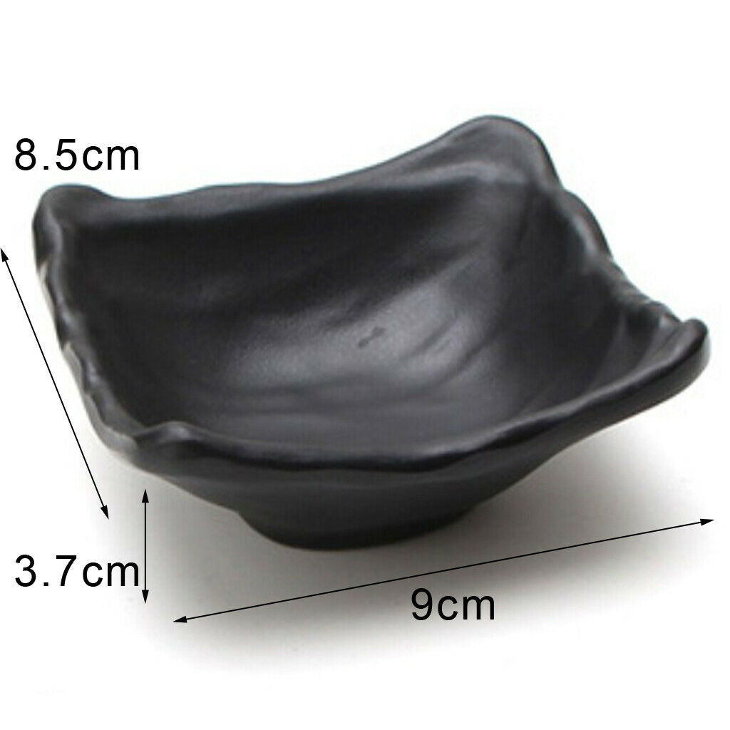 4Pcs Japanese Sushi Sauce Dipping Bowl Snacks Nuts Plate Butter Dish Tray B