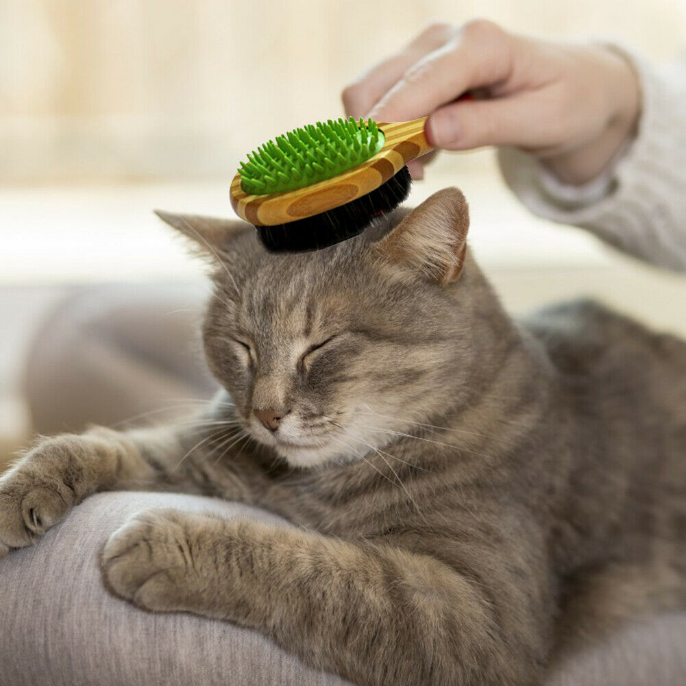 Double-sided Pet Comb Grooming Brush for Dogs Cats Massage Hair Removal  @