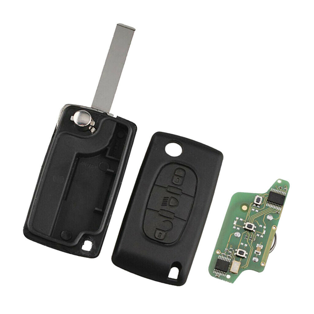 Smart Remote Car Key Fob 3 Buttons 433MHz for Citroen C3 C2 C5 HU83