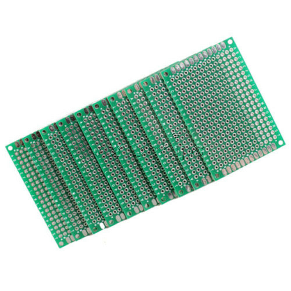 5pcs Double Side Prototype PCB Bread board Tinned Universal 40x60 mm FR4