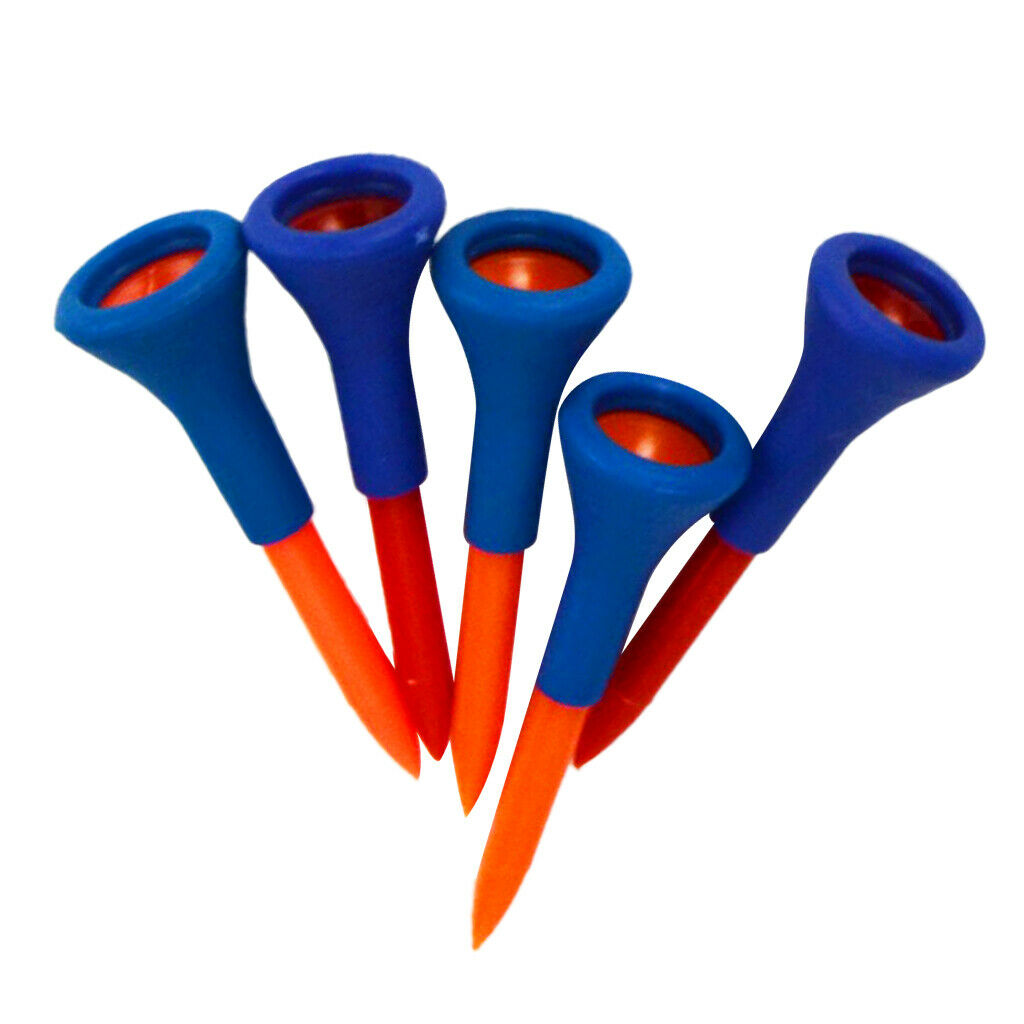 5 pieces of professional golf tees golf accessories, random color, 54mm / 2.1