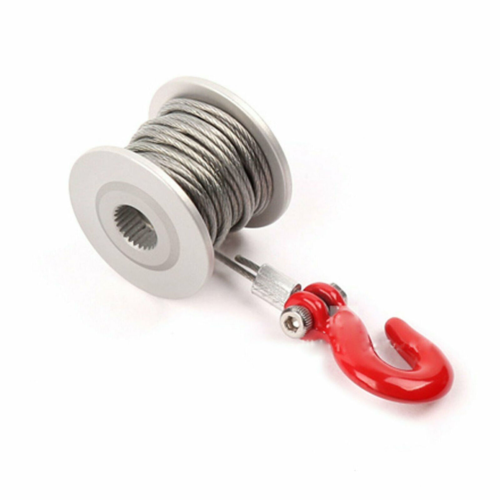New GRC 25T Servo Winch Upgraded Drum RC Rock Crawler Steering Gear Winch