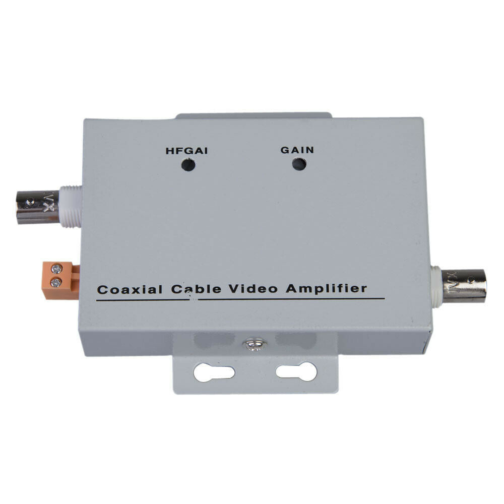 Coaxial Cable BNC Video Signal Amplifier Booster Security CCTV Camera Connectors