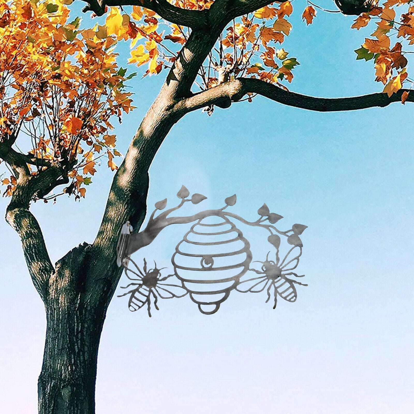 Whimsical Garden Stake Metal Fairy Silhouette for Home Decor Tree Porch Yard