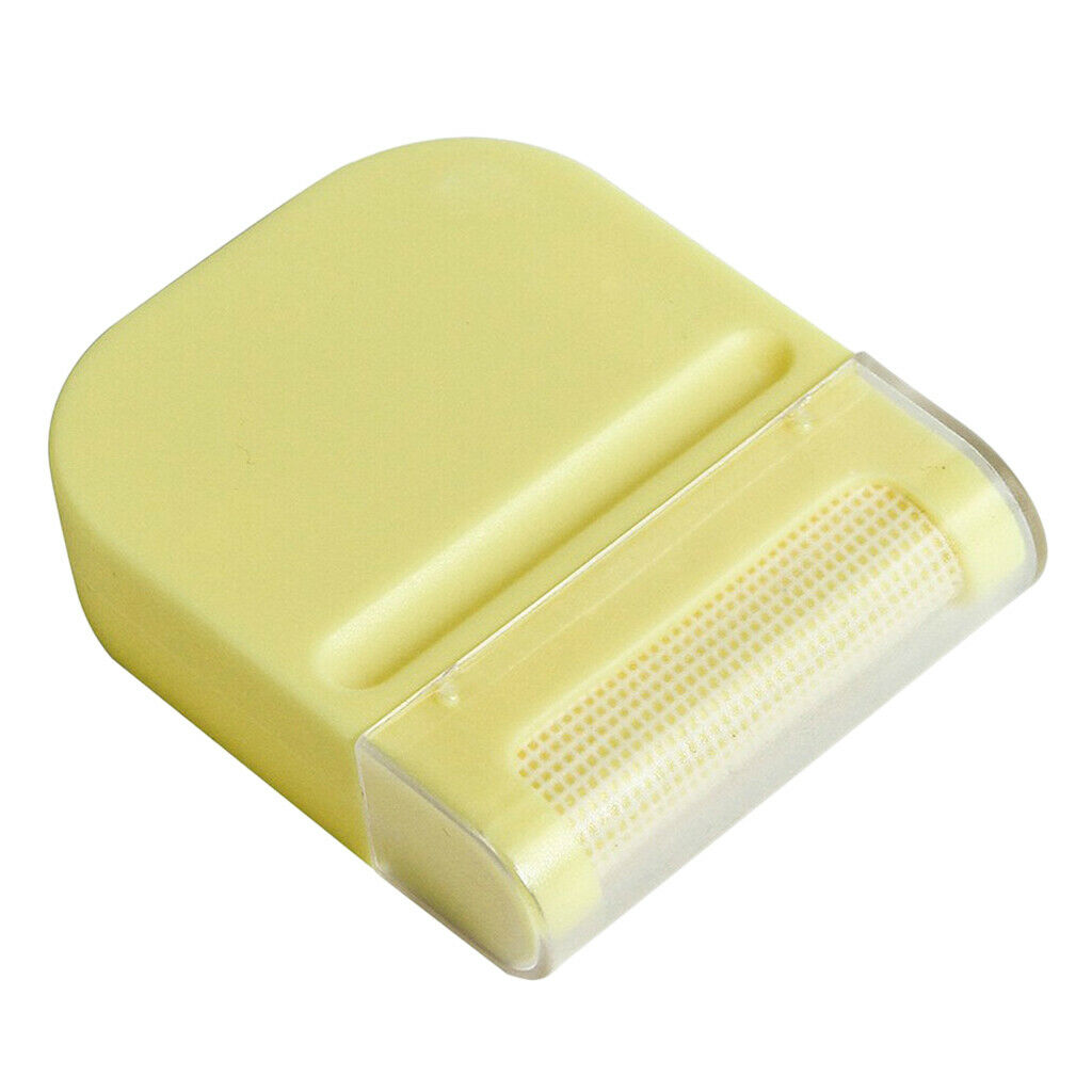 2pcs Yellow Manual Lint Remover Hair Ball Fluff Shaver Clothing Epilator