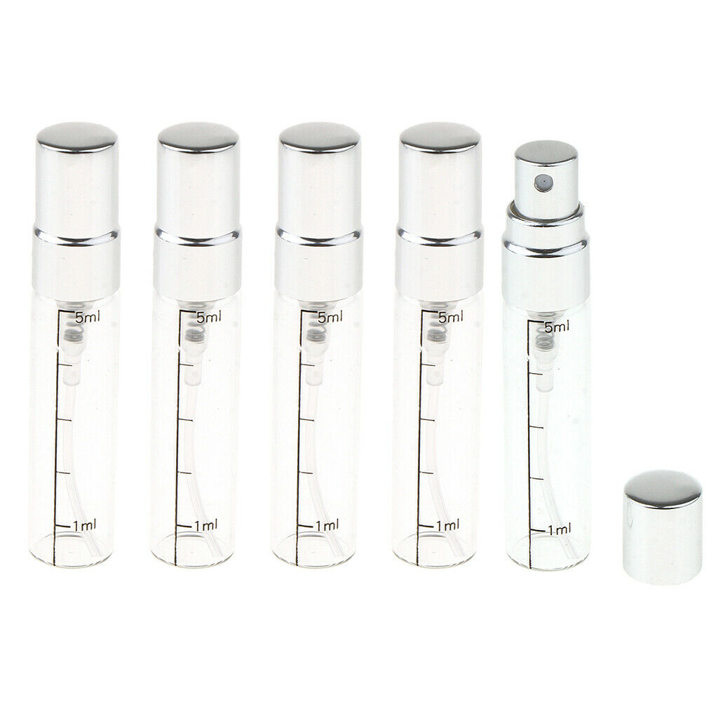 10 Pack 5ml/10ml Glass Empty Refillable Replacement Perfume Fragrance Spray