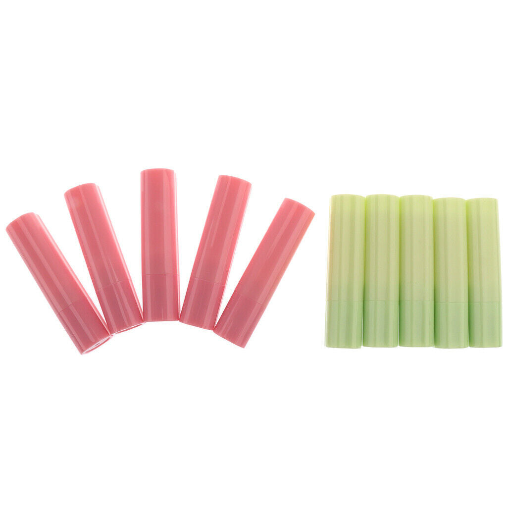 10 Pieces 4g Empty Lip Balm DIY Tubes Cosmetics Containers Lipstick Bottles