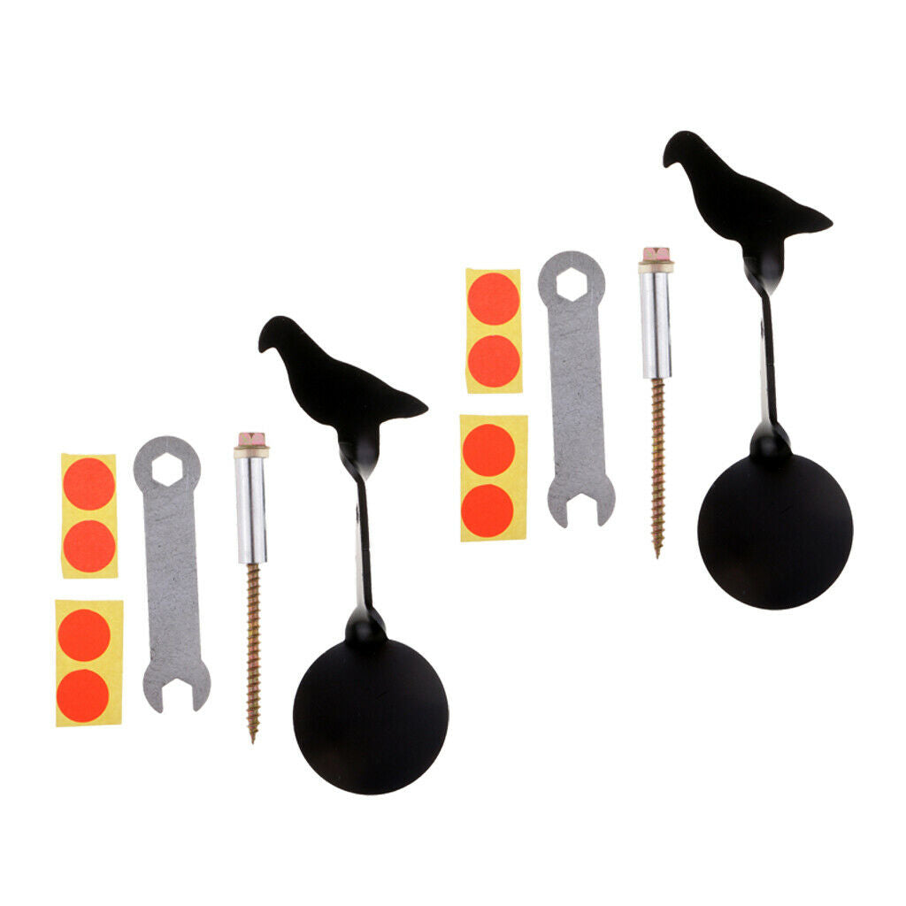 Pack of 2pcs Portable Rotate Spinners Targets for Shooting Training Practice