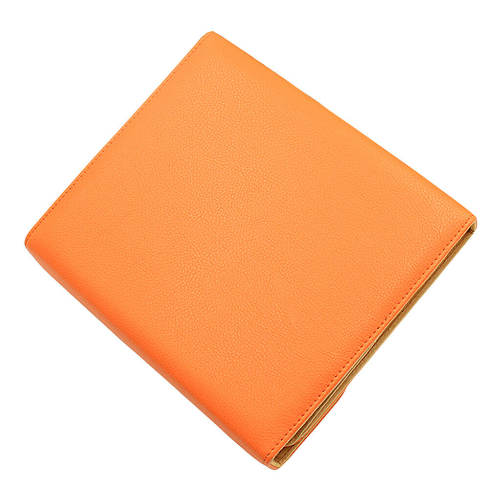Leather Hairdresser Scissors Storage Case Shears Bag Pouch Holster Orange