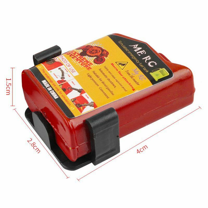 2 Pcs 1/10 Scale Rc Cler Accessory Mini Fuel Tank For Tamiya D90 Axial Wraith G1