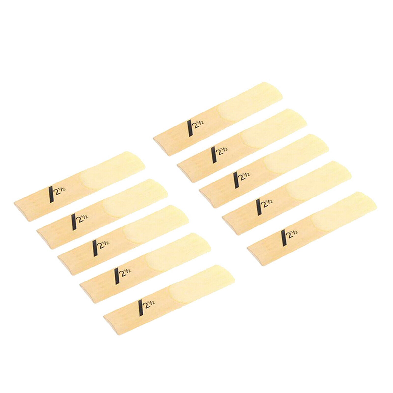 10x Traditional Eb Alto Saxophone Reeds Strength 1.5-4 Reed Accessories - 2.0