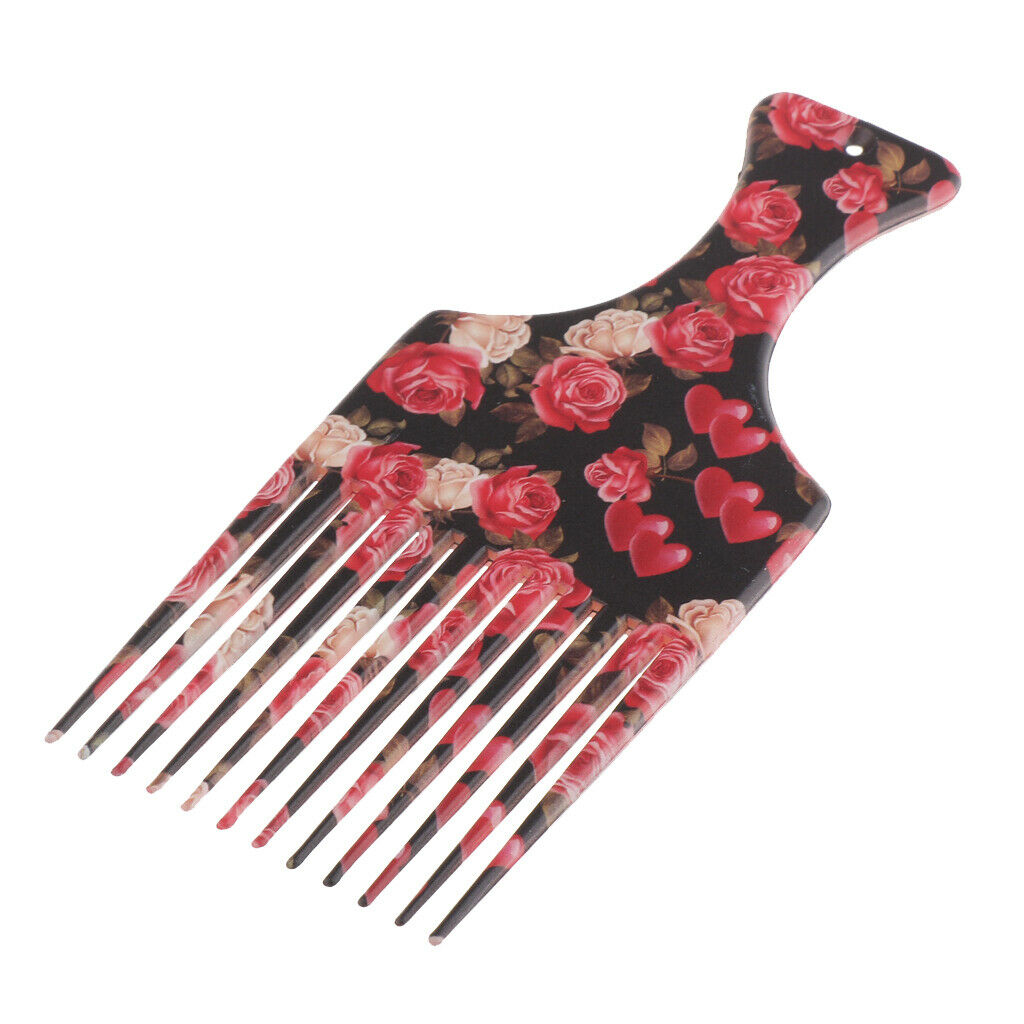 Men Women Oily Hair Comb Hairdressing Slick Back Hairstyle Brush Tool 2 Size