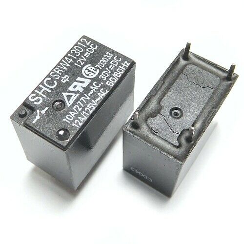 [10pcs] SRW413012 Relay 12VDC 10A THT