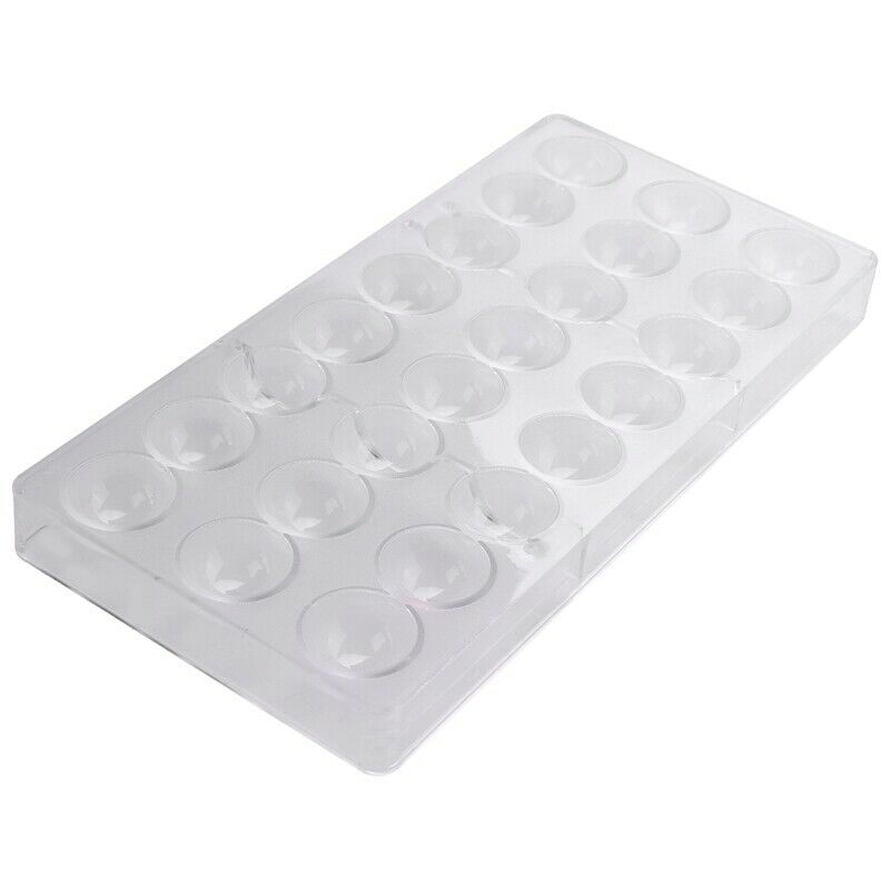 24 Holes Semi Sphere Chocolate Mould Polycarbonate Chocolate Bar Mold Half BalA5