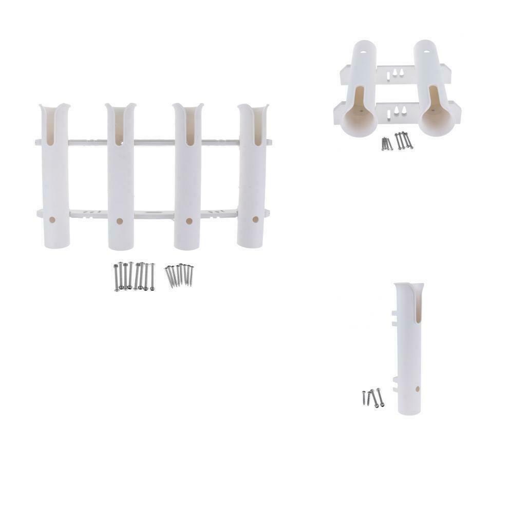 4 Marine Boats Yacht Vertical Fishing Rod Holder Support Bracket