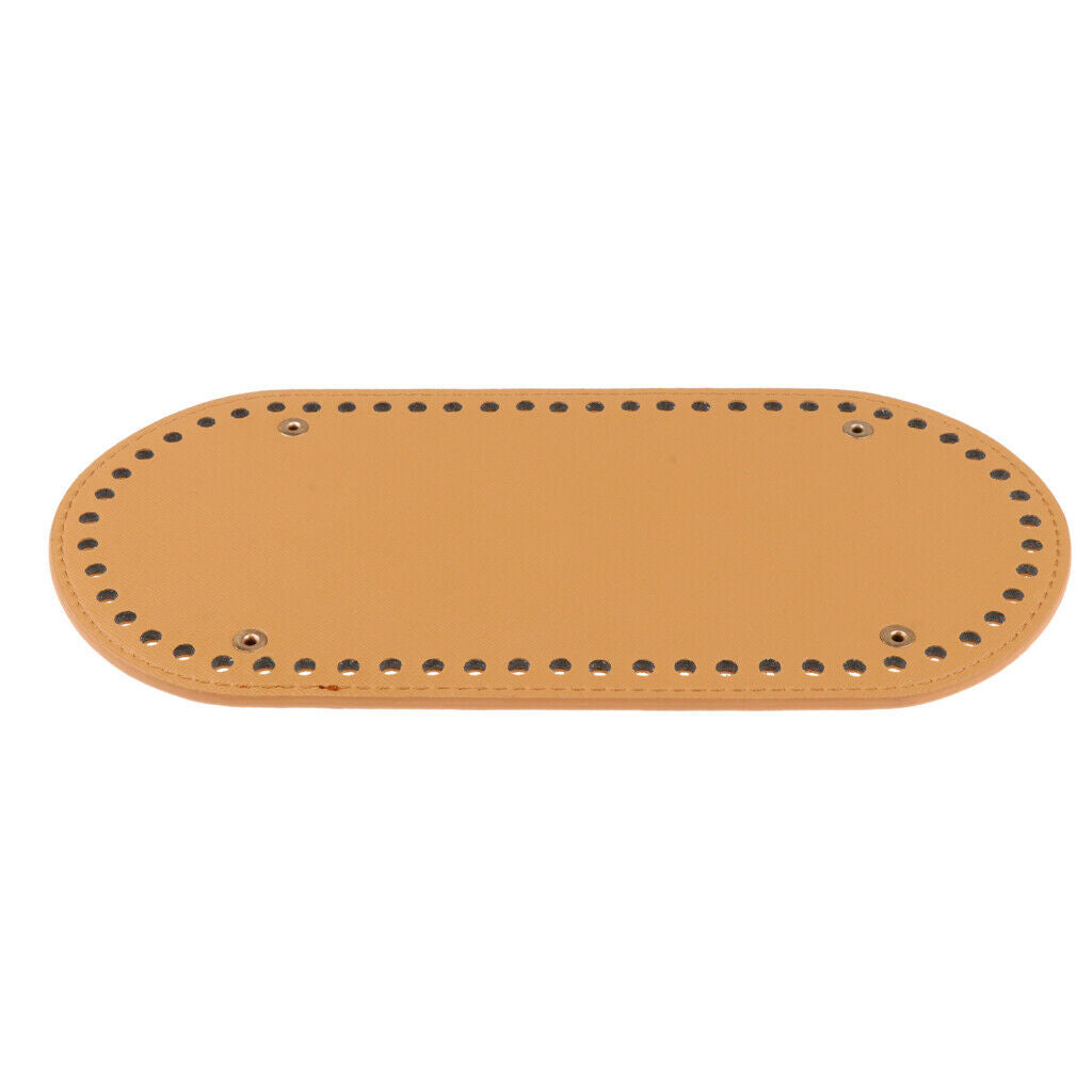 4pcs Knit PU Bag Pad Bottom Base Shaper Pet Bag Cushion 60 Holes 4 Colors