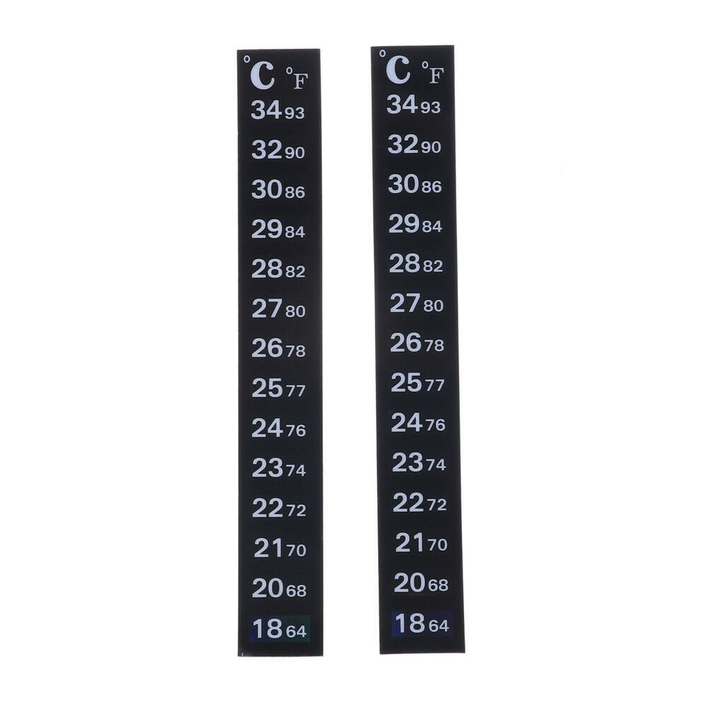 StickOn Thermometer Temperature GaugeHeater Stickers Aquarium fish tankGla.l8