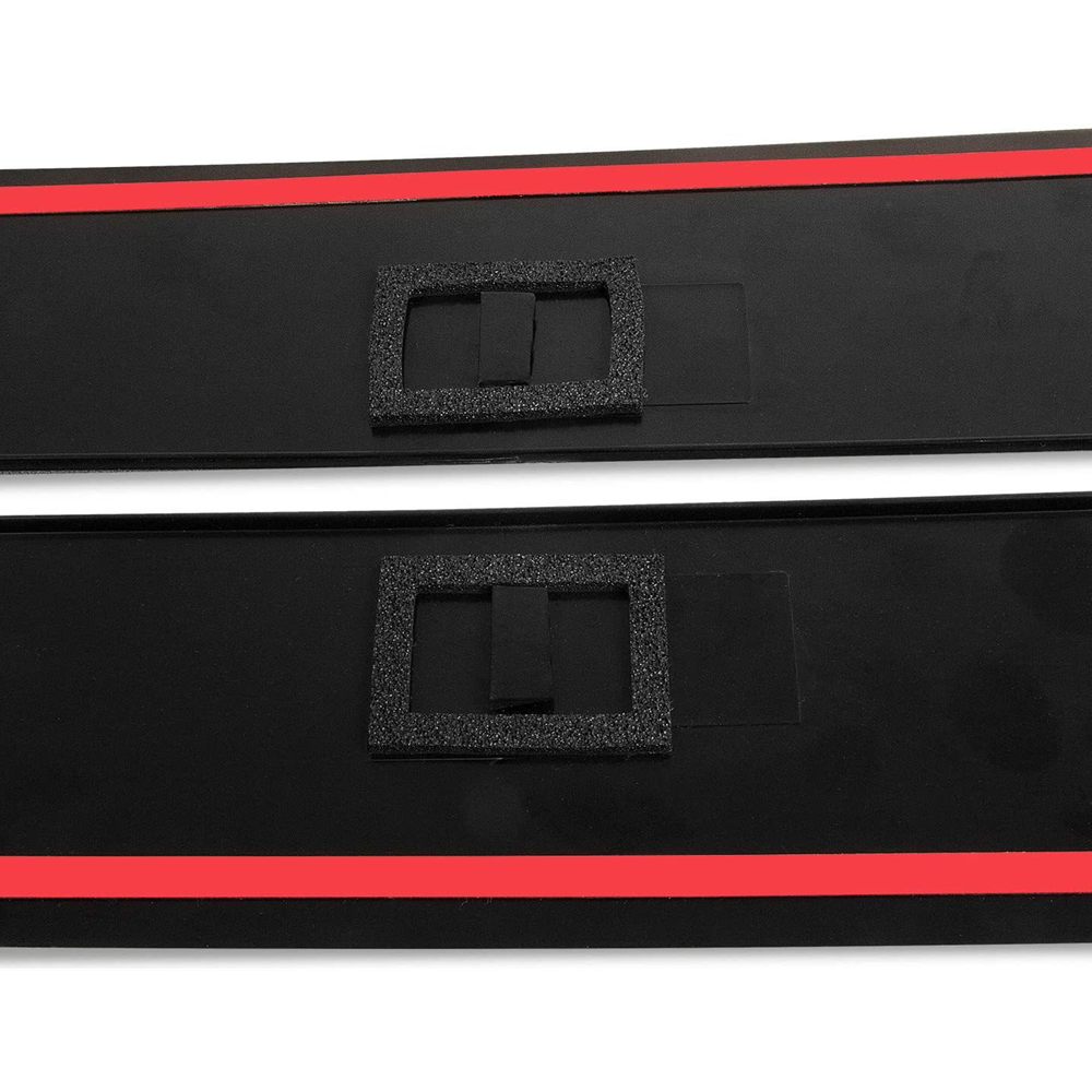 For Dodge Grand Caravan Pair Black Front B Pillar Post Moulding Cover Trim Caps