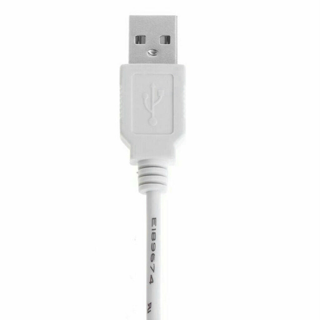 Power Charger Adapter with on / OFF Switch USB Cable for USB 2.0 Device