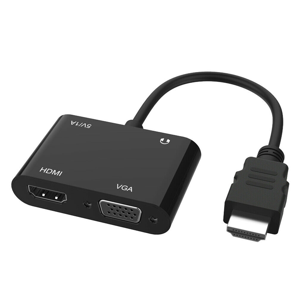4K 1080P Active HDTV   to VGA Adapter (Male to Female) Converter with Audio