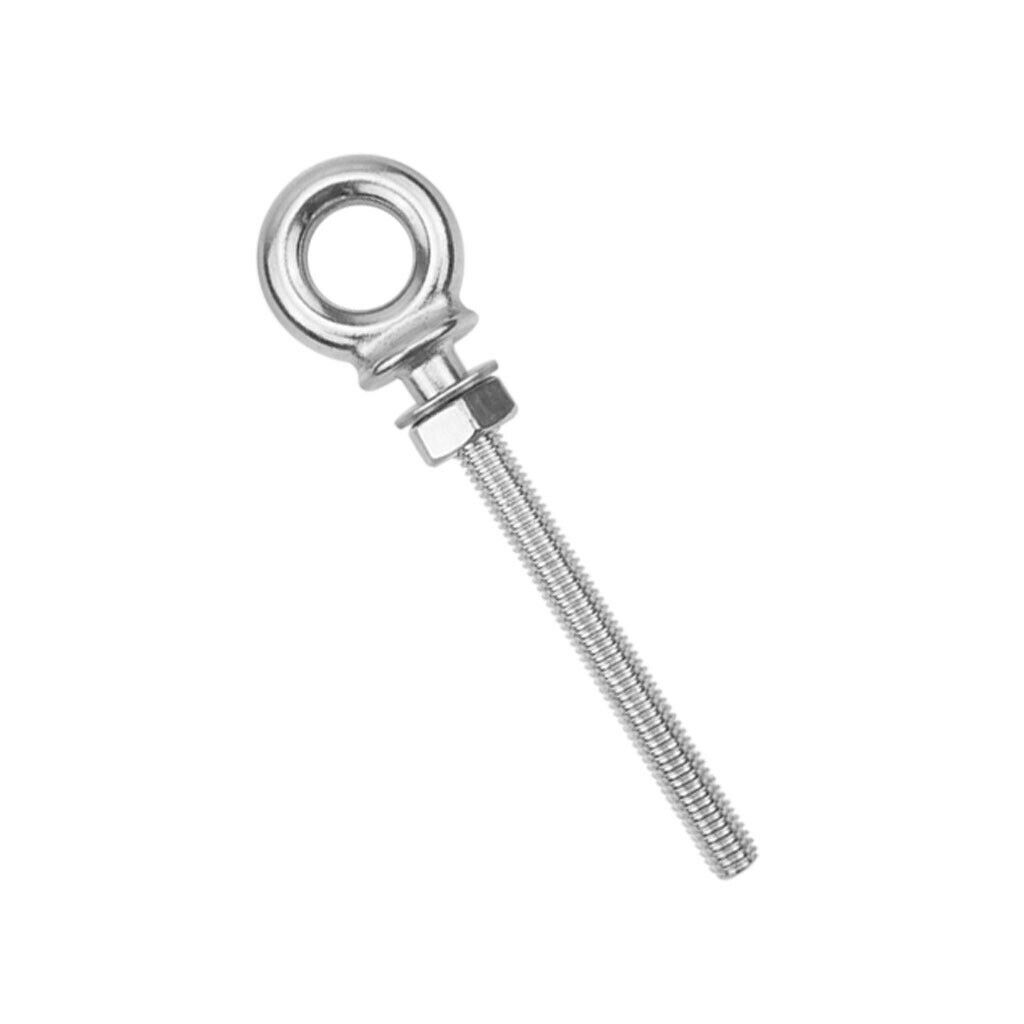 Stainless Steel 316 Eye Bolt M8 x 80mm Marine Grade Heavy Duty