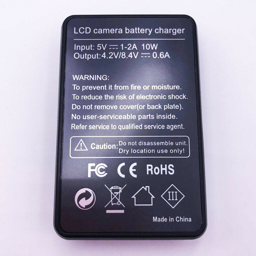 EN-EL14 Battery Charger for Nikon D3100 D3200 D3300 D3400 D3500 D5100 D5300
