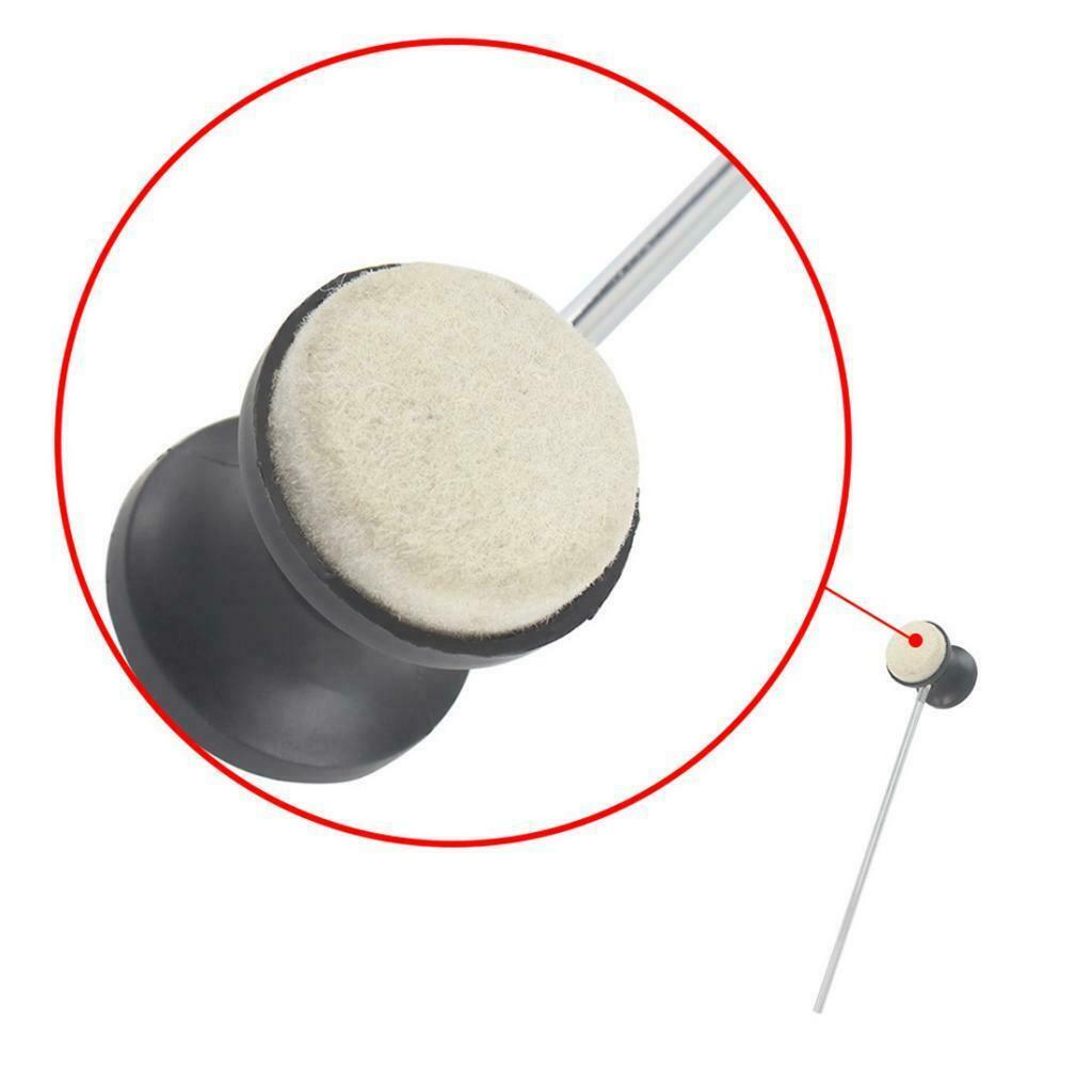 Drums Pedal Beater Wool Felt Hammer Percussion Instrument Parts