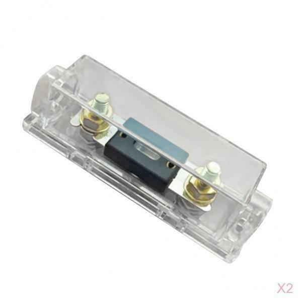 2 Pieces Car 0 4 8 Gauge Inline ANL Fuse Holder Box with 100A ANL Fuse