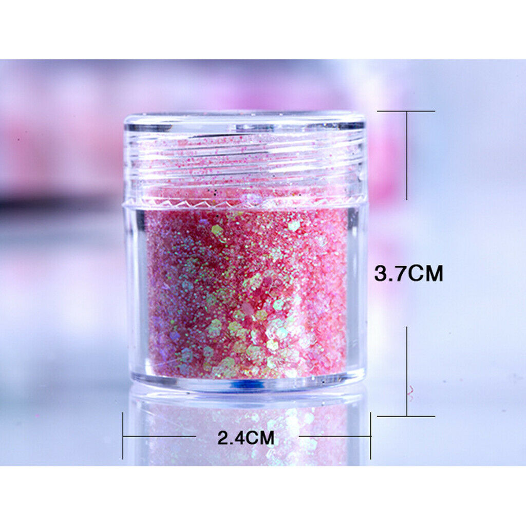 5x Holographic Chunky Festival Glitters Sequins for Face Body Hair Nails 03