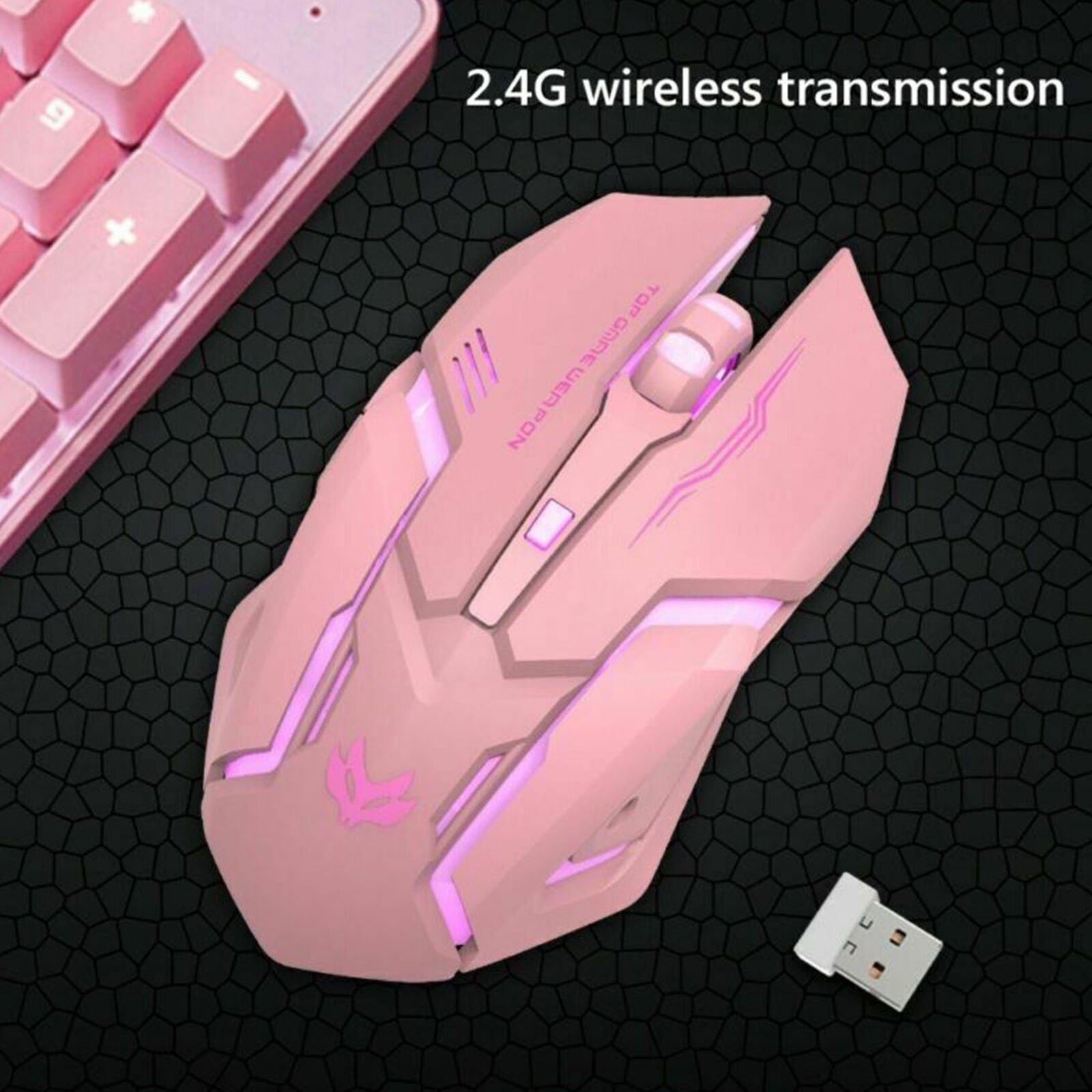 2.4GHz Wireless Optical Mouse Mice & USB Receiver 1600DPI For PC Laptop Computer