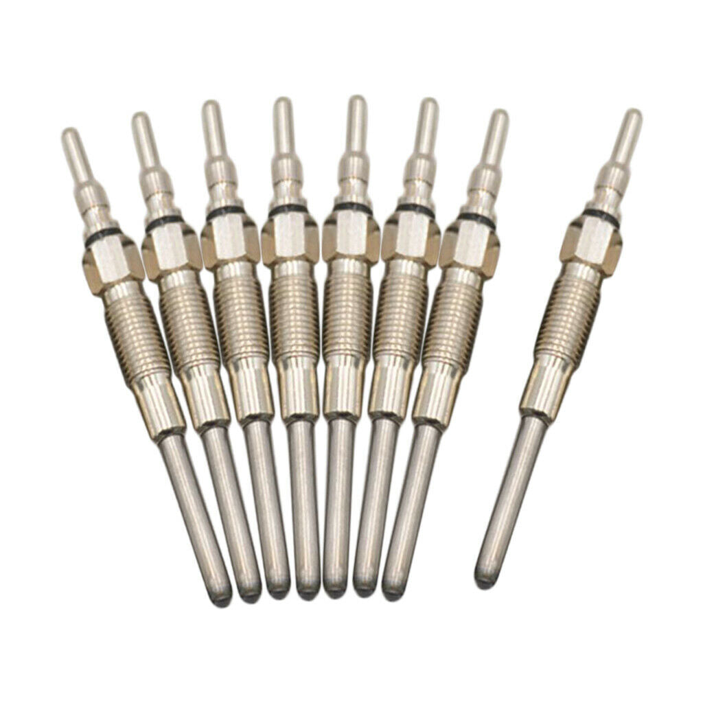 8 Pieces Replacement Glow Plug Kit Set For 1988-1994 Ford F350 F250 7.3L