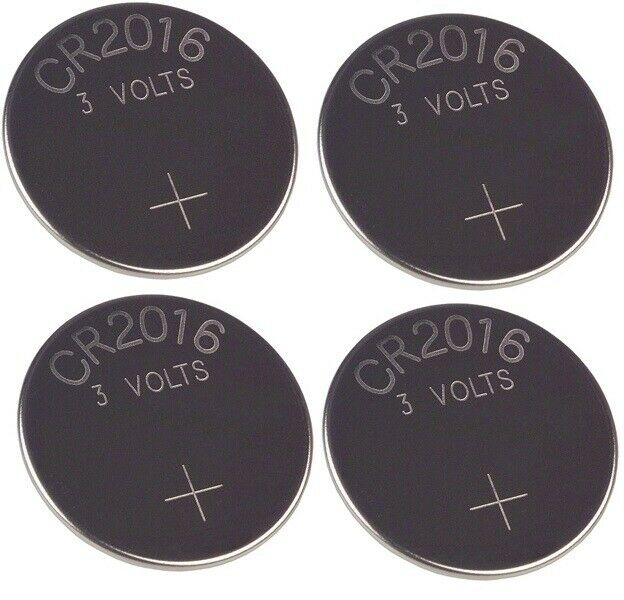 4 x Remote Central Locking Key Batteries CR2016 Fits Citroen