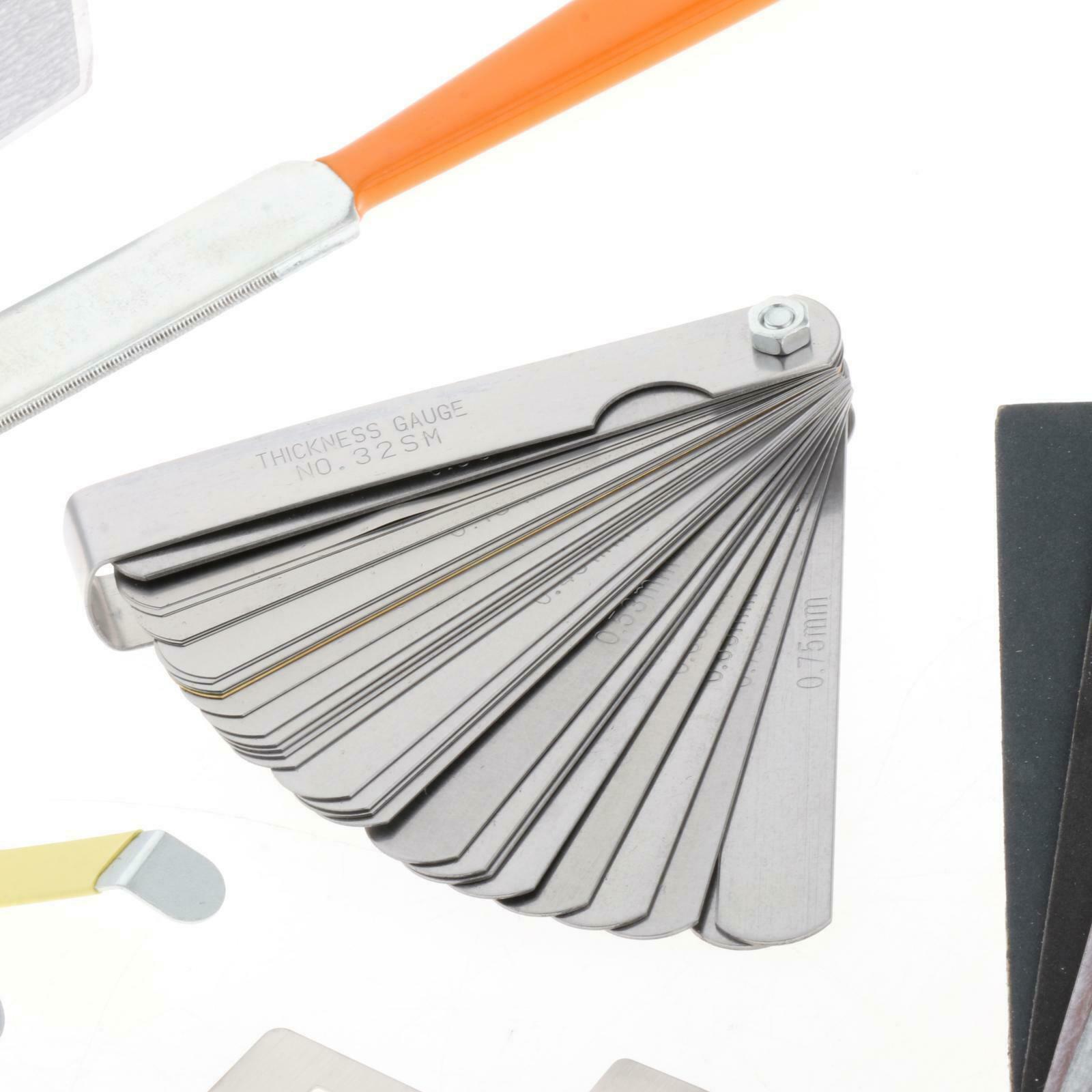 Guitar Repair Tool Kit Sanding Paper Leveling Bar String Organizer
