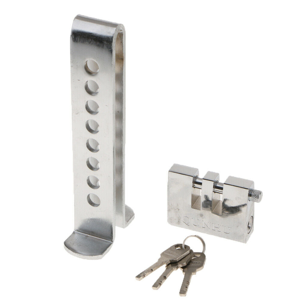 Stainless Steel Anti-theft Device Clutch Pedal Lock Car Brake  Tool