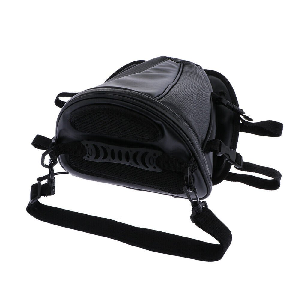 Riding Motorcycle Motorbike Tail Bag Multifunctional Shoulder Bags PU Leather