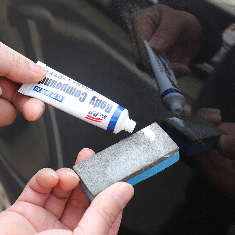 Auto Car Scratch Remover Repair Paint Agent Body Compound Paste Abrasive Kit_US