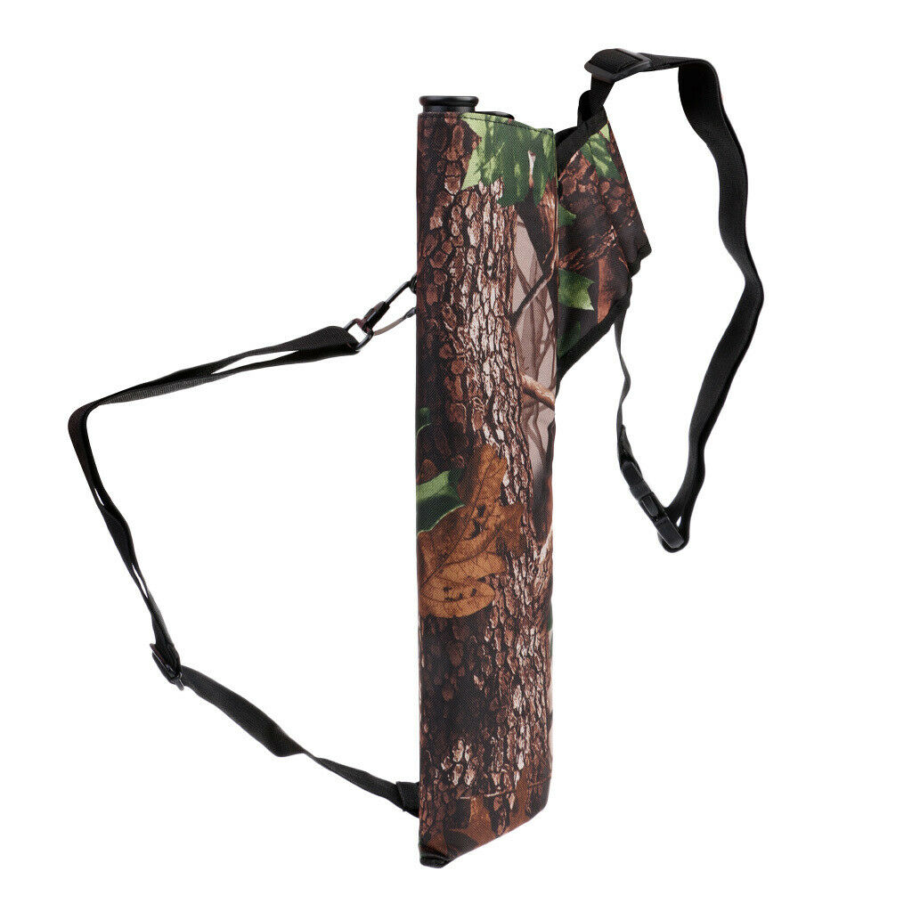 Arrow Back Flip Bag of 3 Bow Arrow Containers + 3 Archery  Protection Straps