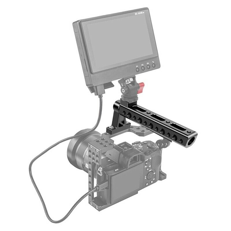 Camera Handle Grip with 1/4 Inch 3/8 Inch Threaded Holes Universal Cold ShoeZ9R8