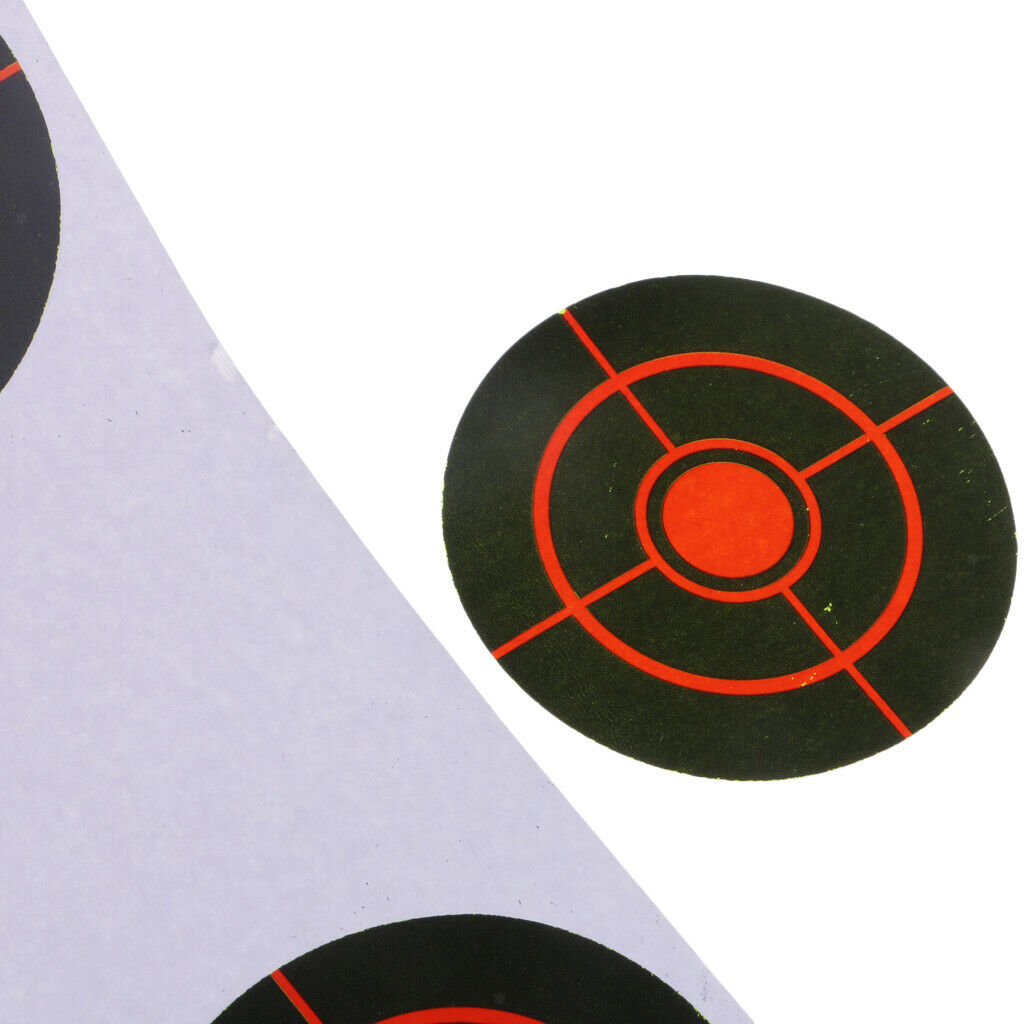 250pcs 5cm/2inch Adhesive Paper Targets Roll Stickers For Shooting Practice