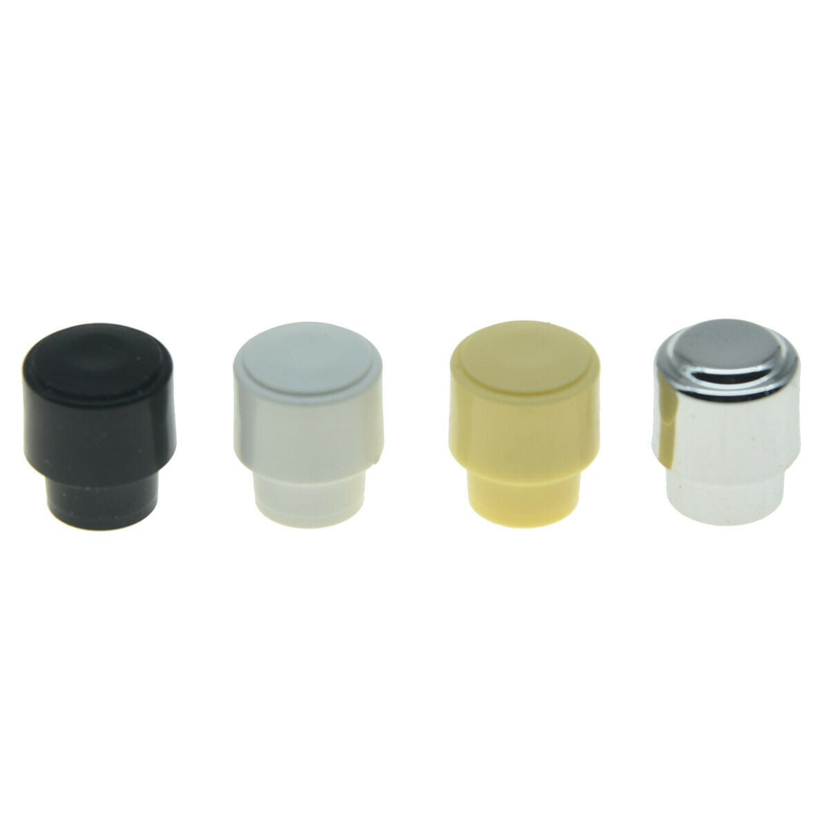 2*Plastic USA/Import Spec Guitar 3Way Pickup Switch Tip Barrel Switch Cap Chrome