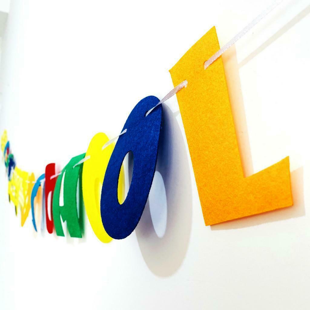 Back To School Banner First Day to School Party Hanging Decorations Supplies