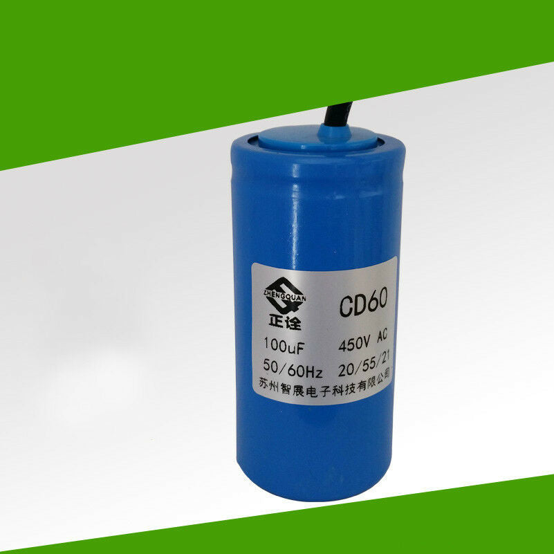 CD60 Motor Start Capacitor 100 MFD 100UF 450VAC 450V HVAC Capacitor