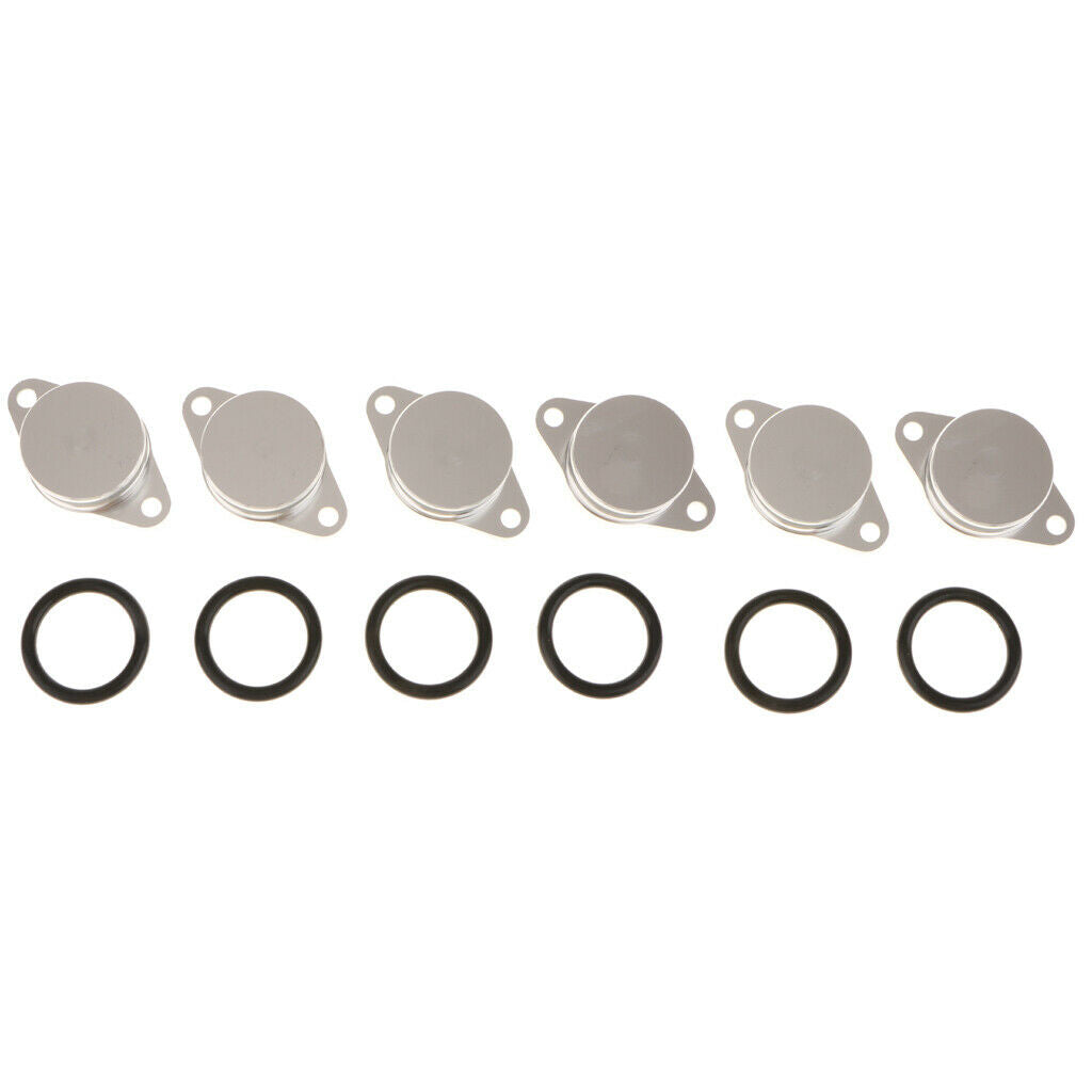 6 Pieces 33mm Swirl Flap Blanking Bungs Gaskets for BMW 3 5 7 Series X3 X5